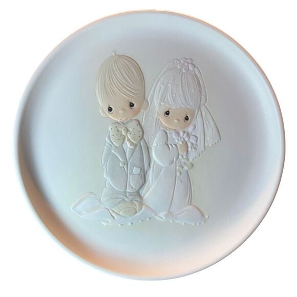 Vintage Precious Moments The Lord Bless You And Keep You Plate - Picture 8 of 8